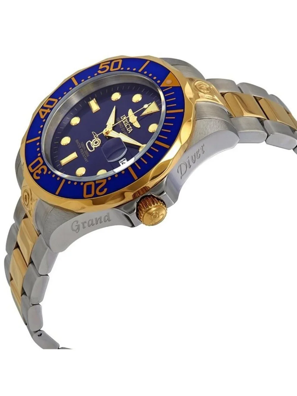 NWT Invicta Pro Diver Grand Diver Automatic Blue Dial Men's Watch